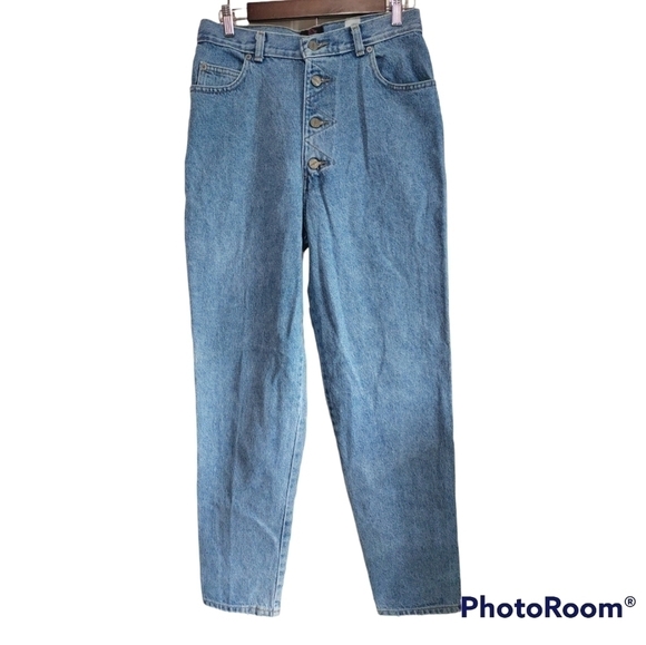 Sasson Vintage 80's 13" hi-rise jeans size 13 (8/9)  mom jeans button-fly - Picture 1 of 10